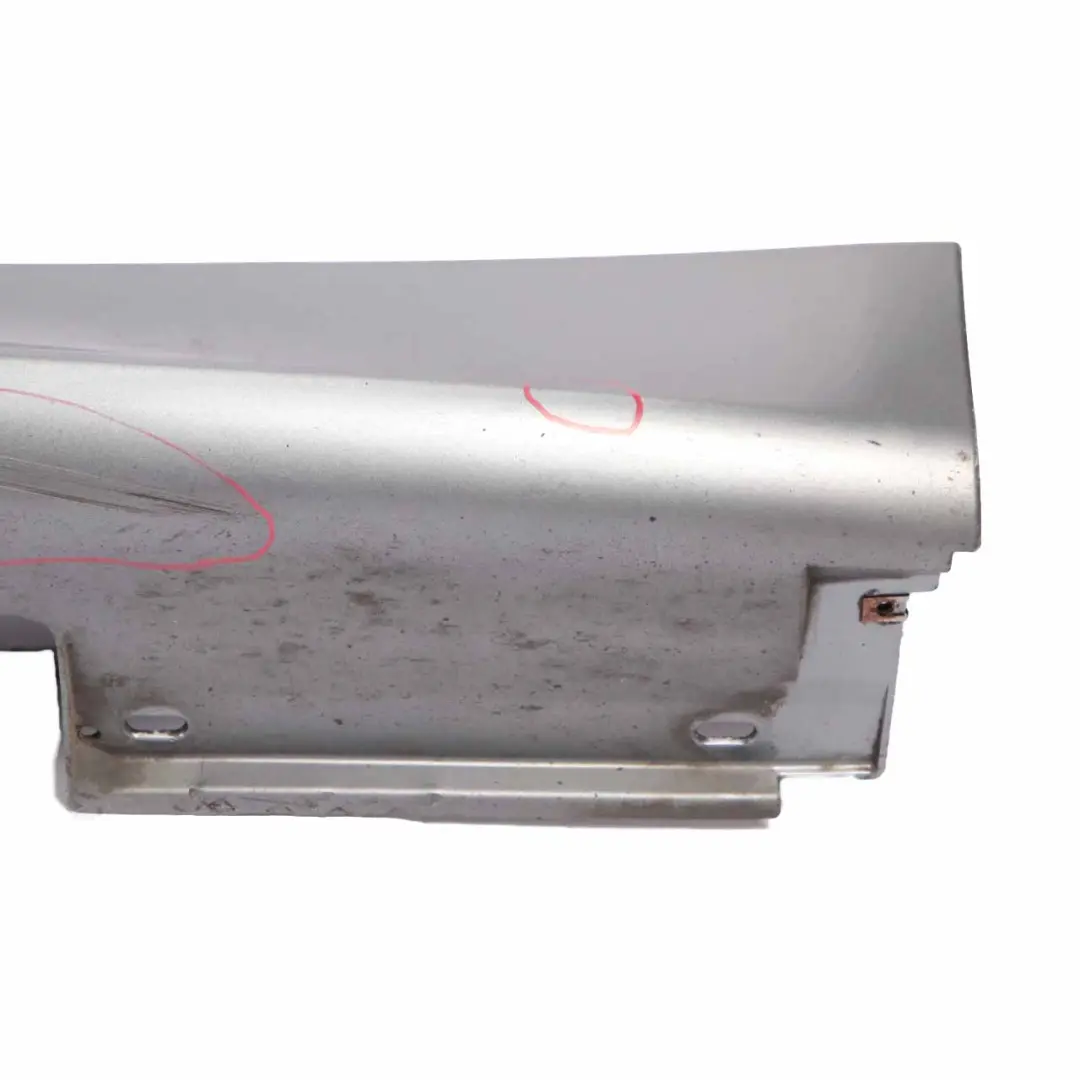 Door Sill Cover Skirt Right O/S Spacegrau Metallic - A52 to BMW E60 E61 M Sport with Part number 0396900 BMW E60 E61 M Sport Door Sill Cover Skirt Right O/S Spacegrau Metallic - A52 - SKU 0396900-SCG1 - Part number 0396900