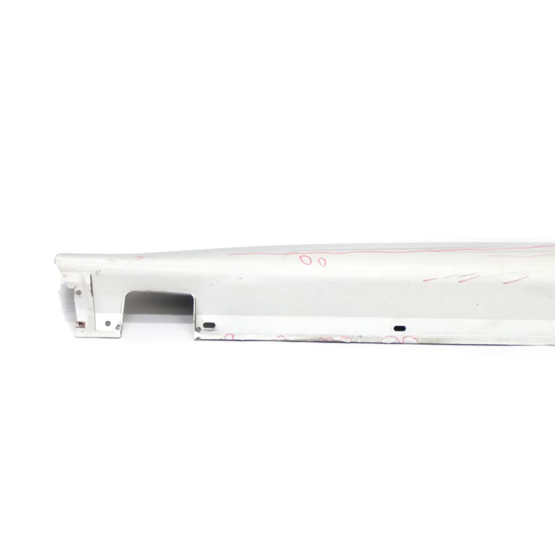 BMW E60 E61 M5 M Sport Listello Portiera Apertura Destra Argento Titanio - 354 - SKU 0396900-TS1 - Numero di parte 0396900