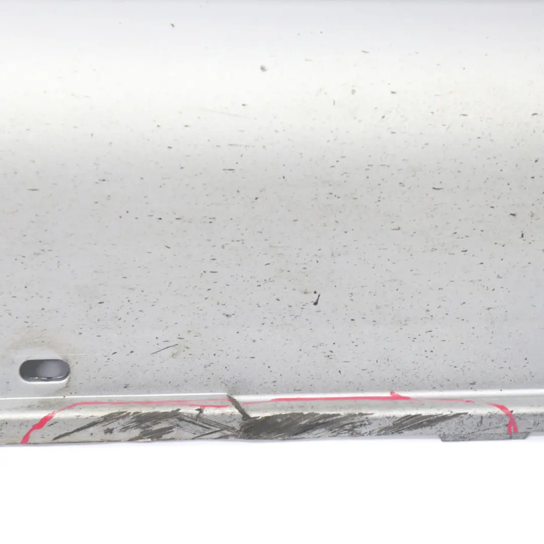 BMW E60 E61 M5 M Sport Listello Portiera Apertura Destra Argento Titanio - 354 - SKU 0396900-TS1 - Numero di parte 0396900