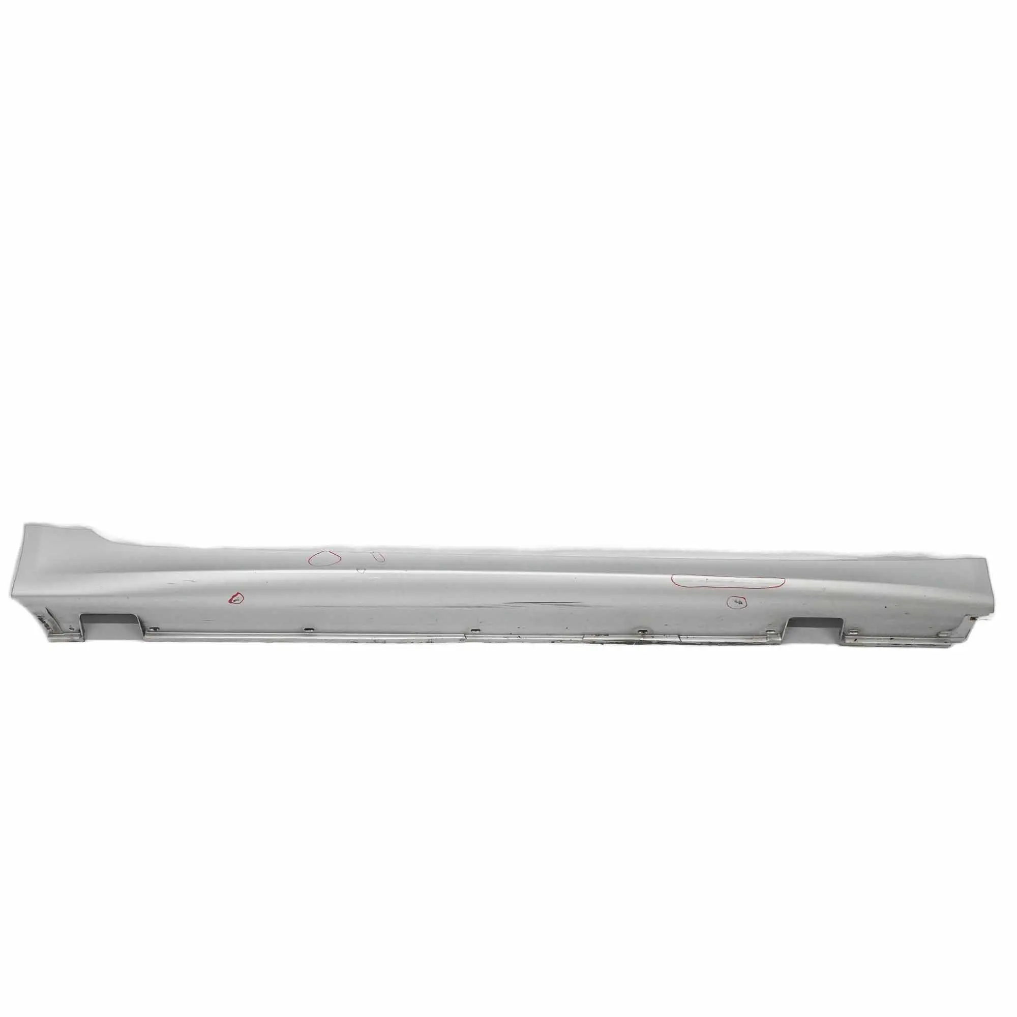 BMW E60 Faldón Lateral M Sport M5 Cubre Derecho O/S Titansilber Silber - 354