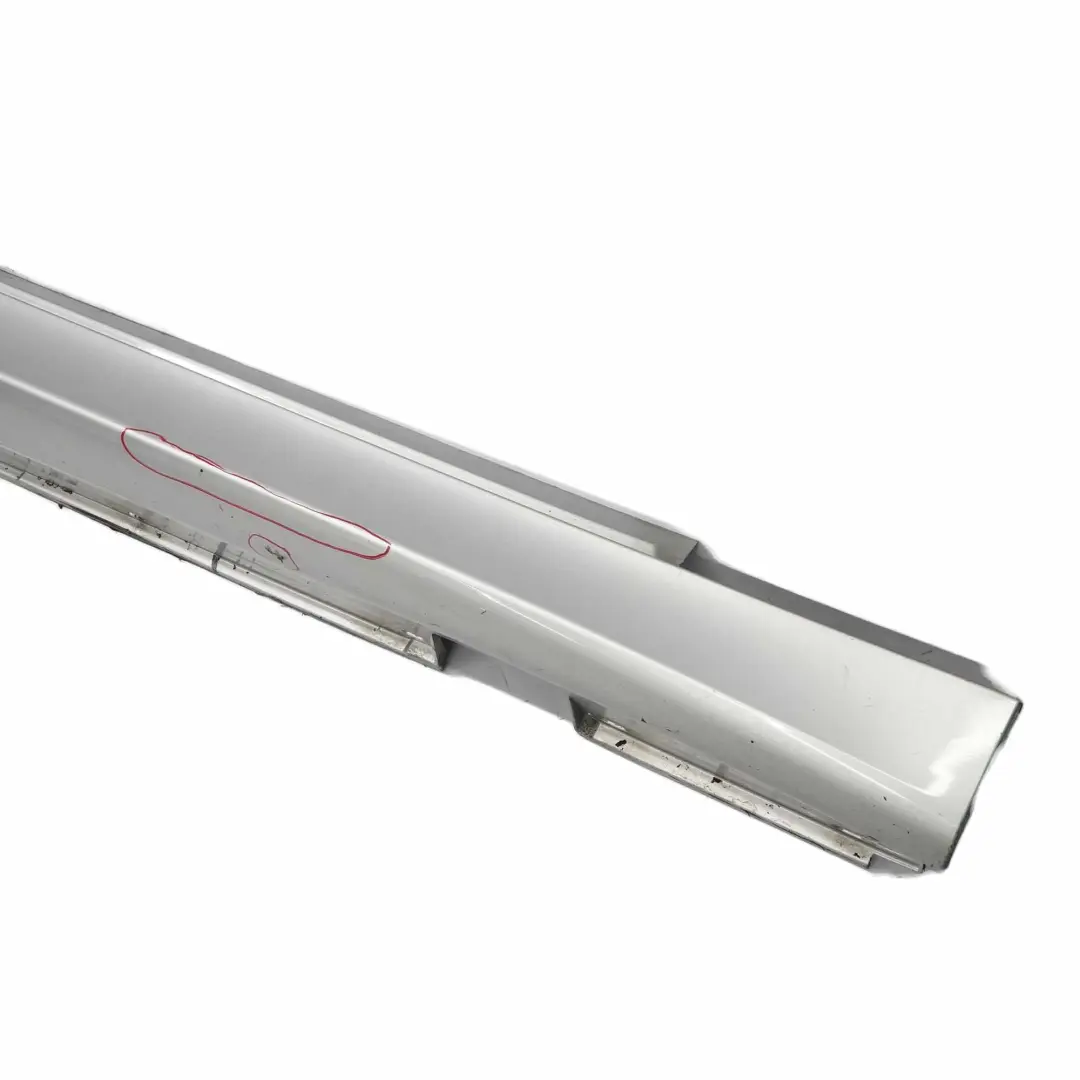 Side Skirt M Sport M5 Door Sill Cover Right O/S Titansilber Silber - 354 to BMW E60 with Part number 0396900 BMW E60 Side Skirt M Sport M5 Door Sill Cover Right O/S Titansilber Silber - 354 - SKU 0396900-TS2 - Part number 0396900