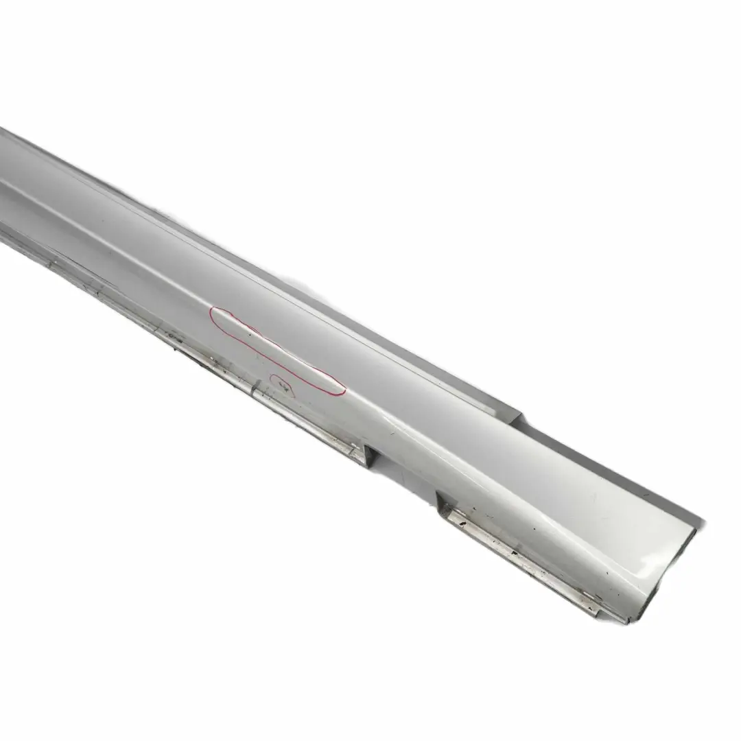 BMW E60 E61 M5 M Sport Listello Portiera Apertura Destra Argento Titanio - 354 - SKU 0396900-TS2 - Numero di parte 0396900