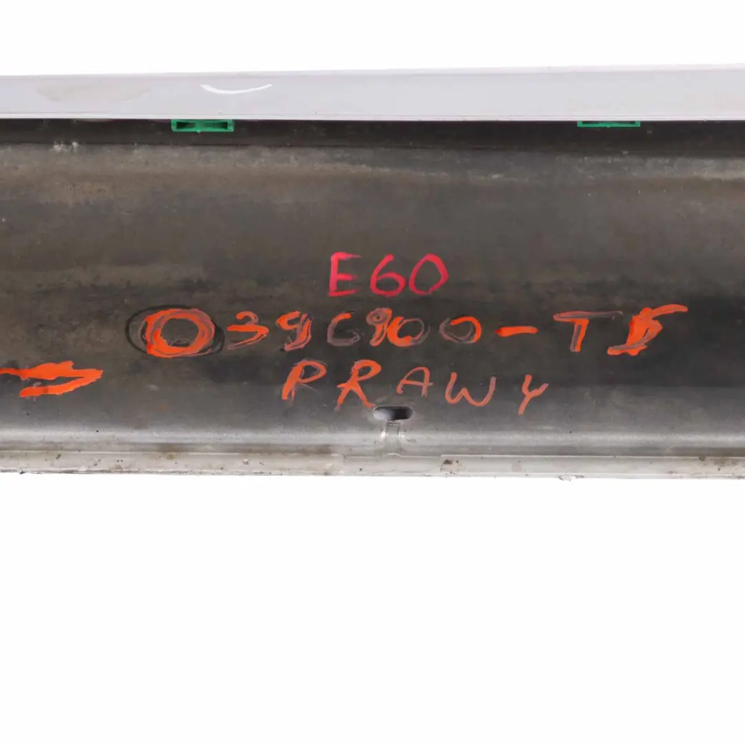 BMW E60 E61 M Sport M5 Door Sill Cover Skirt Right O/S Titansilber Silber 354 - SKU 0396900-TS - Part number 0396900