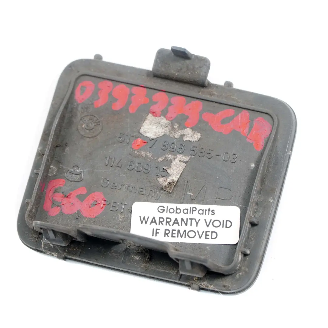 Klappe Abschleppöse Frontstoßstange Carbonschwarz 7896585 für BMW 5 er E60 E61 LCI mit Teilenummer 0397279 BMW 5 er E60 E61 LCI Klappe Abschleppöse Frontstoßstange Carbonschwarz 7896585 - SKU 0397279-CAR - Teilenummer 0397279