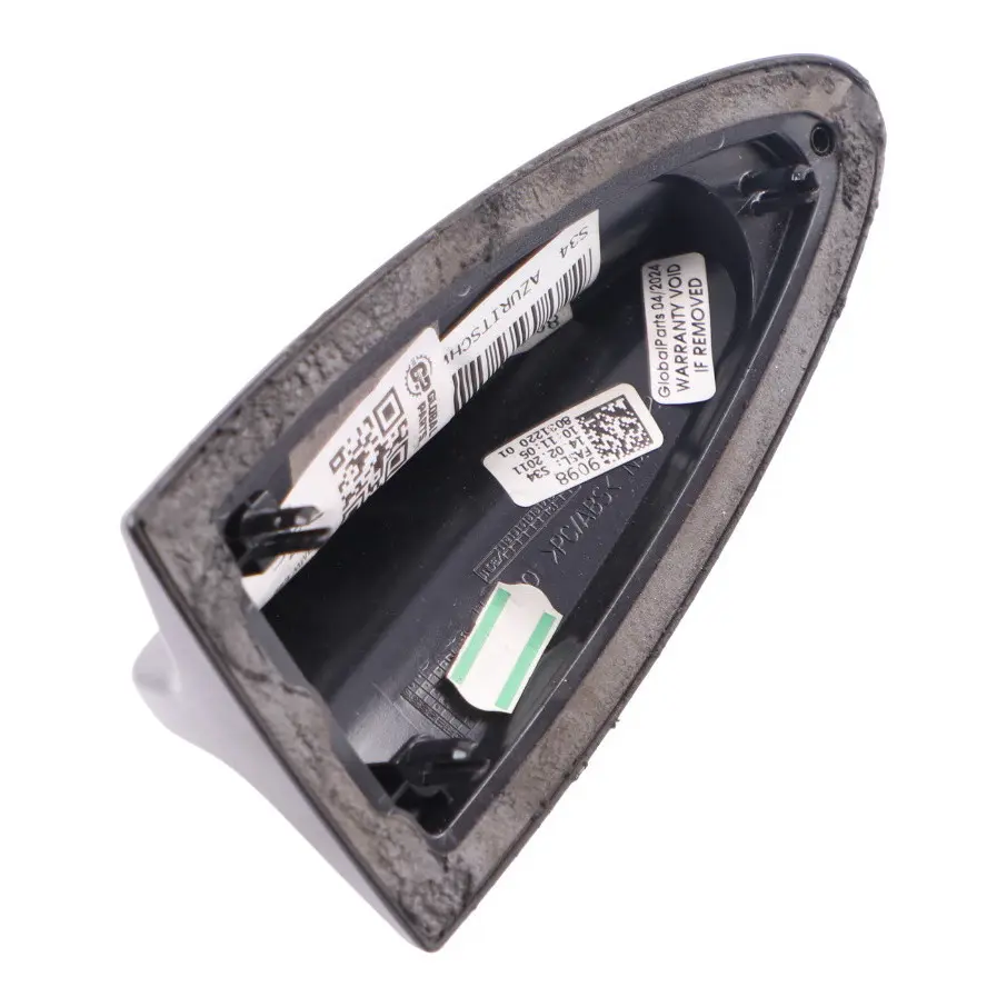 Roof Antenna BMW E82 E90 E92 Shark Empty Housing Azurite Black Metallic - S34 to with Part number 0397539 Roof Antenna BMW E82 E90 E92 Shark Empty Housing Azurite Black Metallic - S34 - SKU 0397539-AZB - Part number 0397539