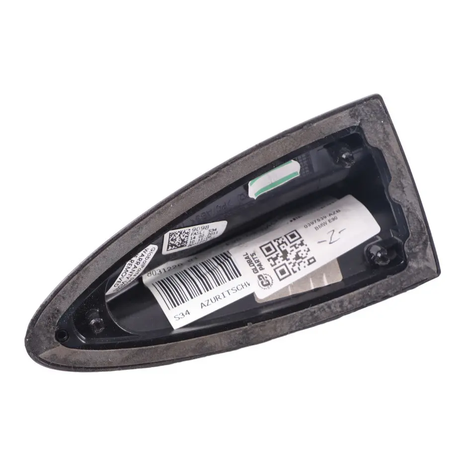  Roof Antenna BMW E82 E90 E92 Shark Empty Housing Azurite Black Metallic - S34 - SKU 0397539-AZB - Part number 0397539
