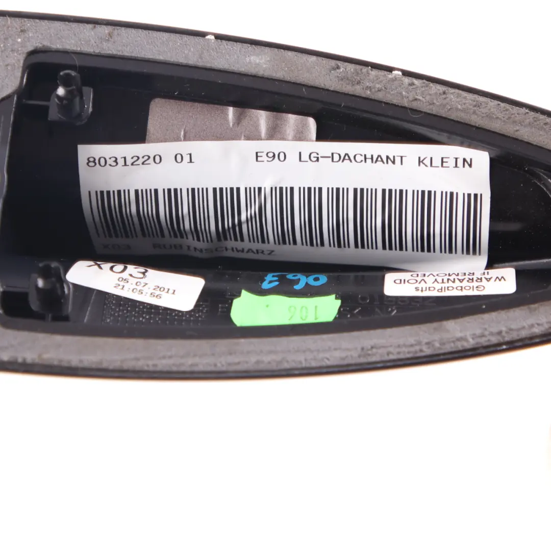 Roof Antenna BMW E82 E90 E92 Shark Empty Housing Ruby Black Metallic to with Part number 0397539 Roof Antenna BMW E82 E90 E92 Shark Empty Housing Ruby Black Metallic - SKU 0397539-RBL - Part number 0397539