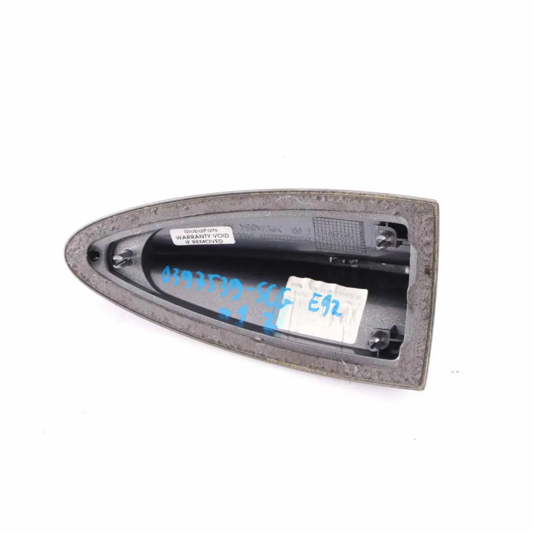 Empty Housing For Roof Antenna Spacegrau Space Grey Metallic A52 to BMW E90 E92 with Part number 0397539 BMW E90 E92 Empty Housing For Roof Antenna Spacegrau Space Grey Metallic A52 - SKU 0397539-SCG1 - Part number 0397539