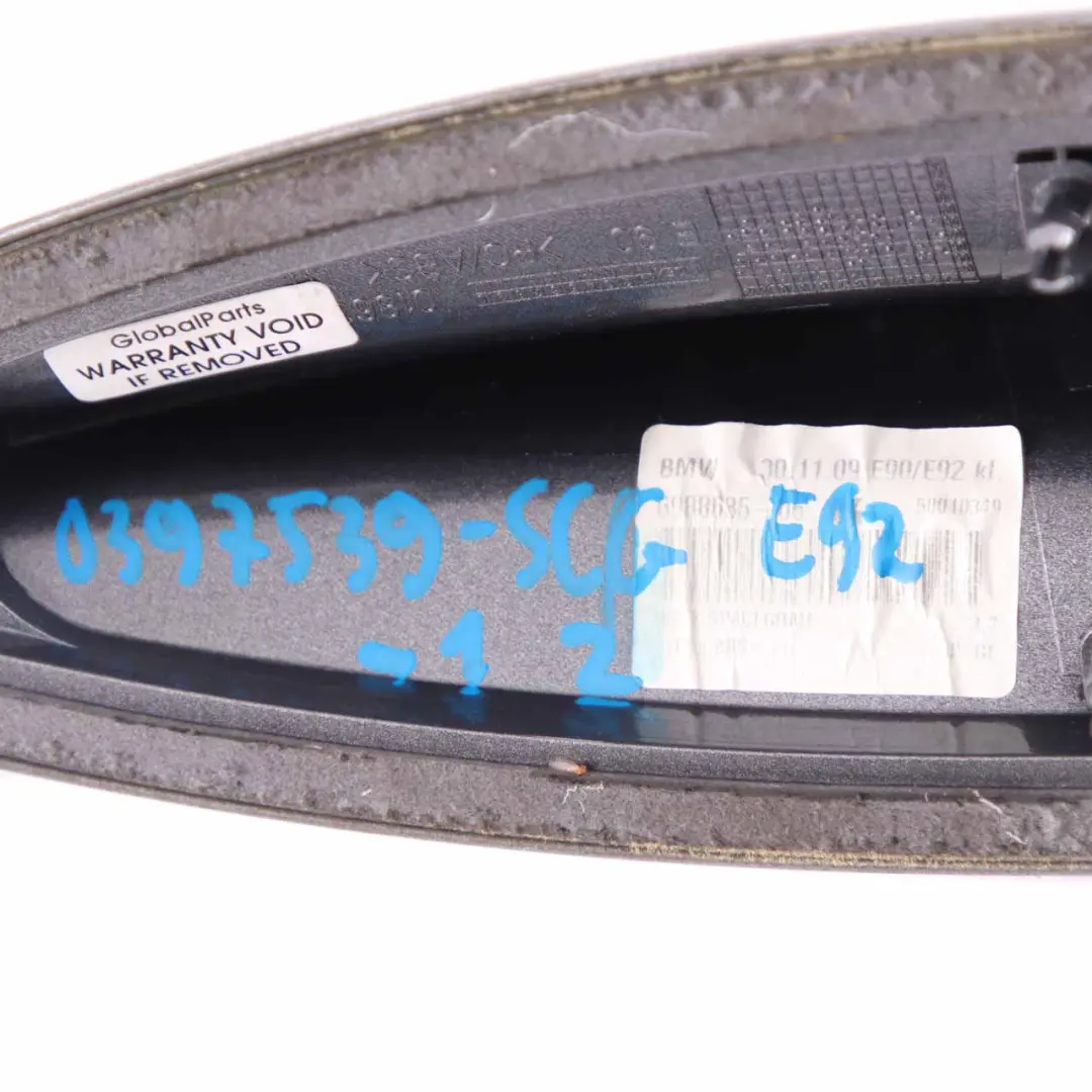 Empty Housing For Roof Antenna Spacegrau Space Grey Metallic A52 to BMW E90 E92 with Part number 0397539 BMW E90 E92 Empty Housing For Roof Antenna Spacegrau Space Grey Metallic A52 - SKU 0397539-SCG1 - Part number 0397539