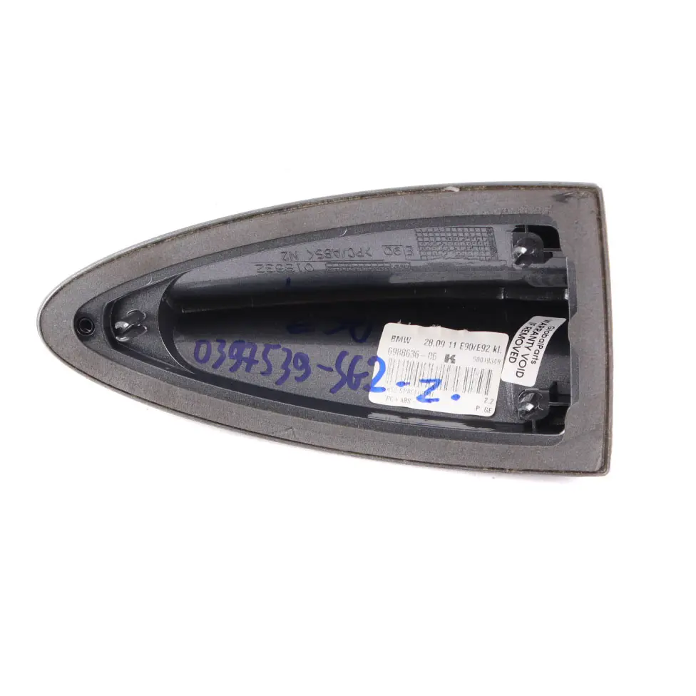  Antenne de toit Shark BMW E82 E90 E92 2 Boîtier vide Sparkling Graphite A22 - SKU 0397539-SG2 - Numéro de pièce 0397539