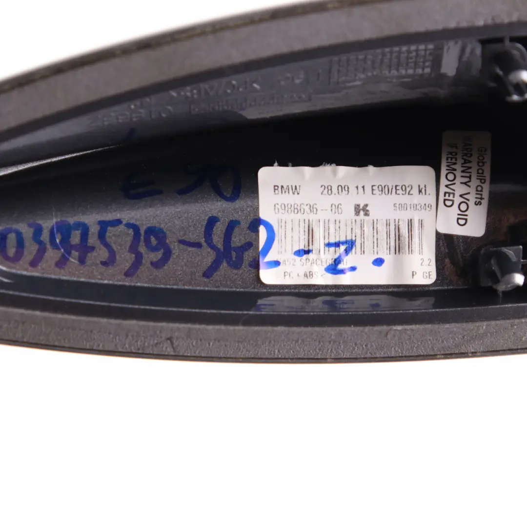  Antenne de toit Shark BMW E82 E90 E92 2 Boîtier vide Sparkling Graphite A22 - SKU 0397539-SG2 - Numéro de pièce 0397539