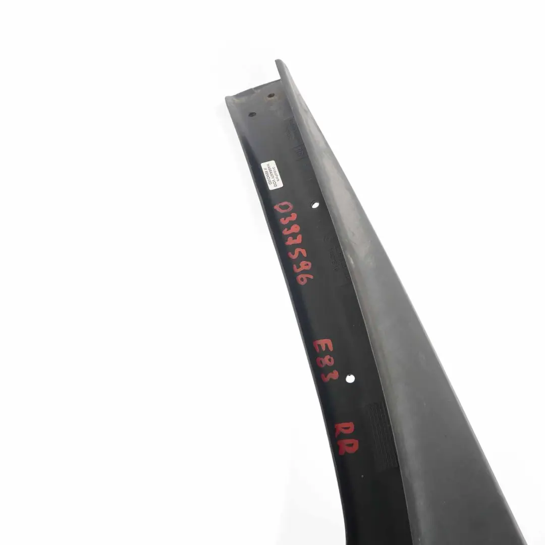 Schmutzfänger Spritzschutz Abdeckung Hinten Rechts 0 für BMW X3 E83 M Sport mit Teilenummer 0397596 BMW X3 E83 M Sport Schmutzfänger Spritzschutz Abdeckung Hinten Rechts 0 - SKU 397596 - Teilenummer 0397596