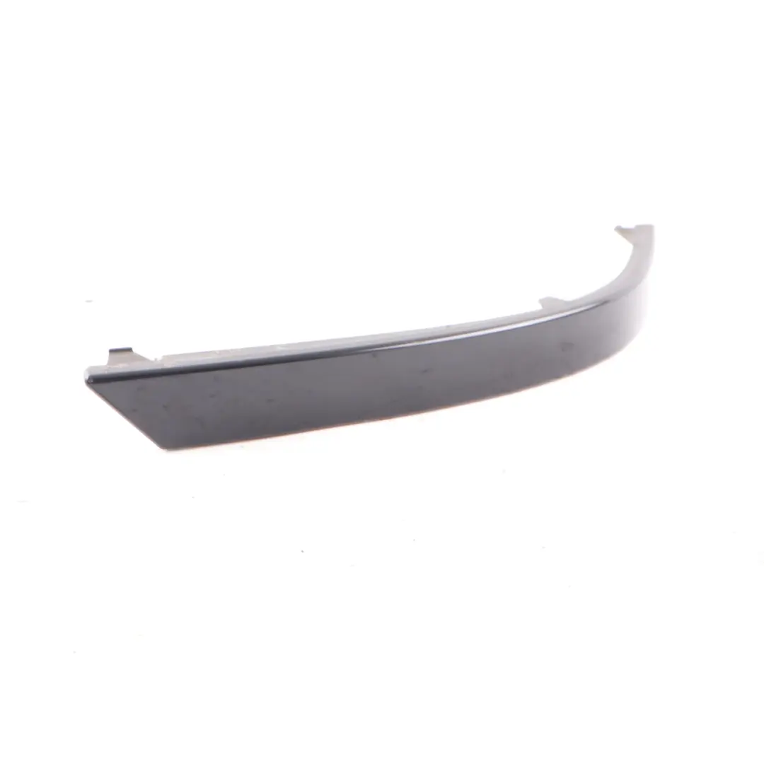 Bumper Guard Strip Trim Cover Rear Left N/S Black Sapphire 475 7155445 to BMW E65 with Part number 0399078 BMW E65 Bumper Guard Strip Trim Cover Rear Left N/S Black Sapphire 475 7155445 - SKU 0399078-BS - Part number 0399078