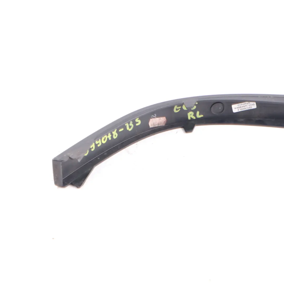 BMW 7 er E65 E66 Stoßstangenschutzleiste Hinten Links Black Sapphire Schwarz - SKU 0399078-BS - Teilenummer 0399078