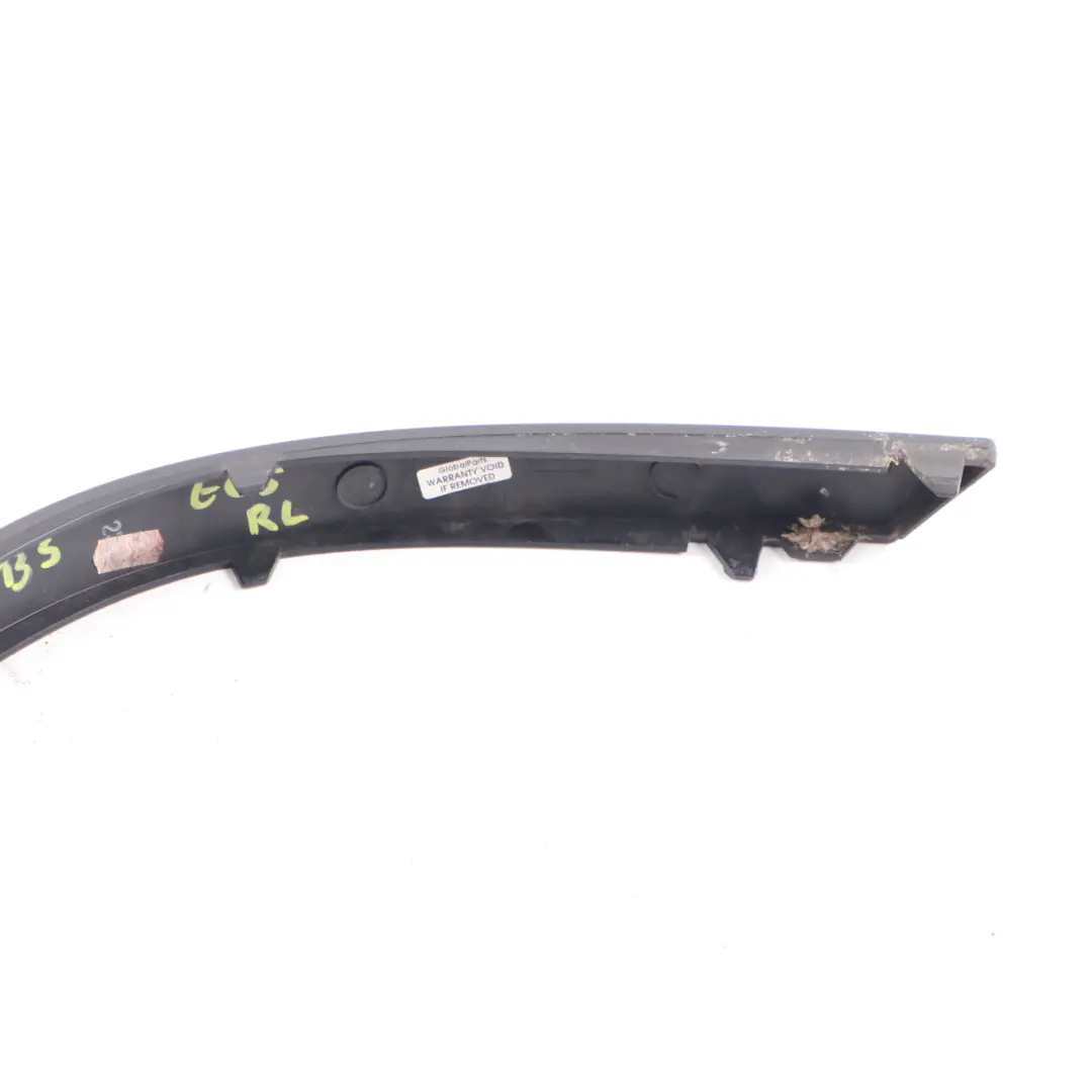 BMW E65 Bumper Guard Strip Trim Cover Rear Left N/S Black Sapphire 475 7155445 - SKU 0399078-BS - Part number 0399078