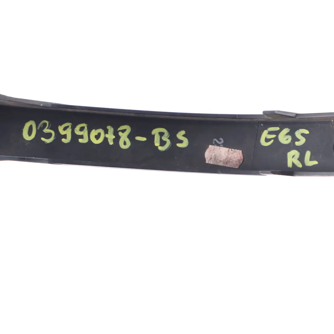 Bumper Guard Strip Trim Cover Rear Left N/S Black Sapphire 475 7155445 to BMW E65 with Part number 0399078 BMW E65 Bumper Guard Strip Trim Cover Rear Left N/S Black Sapphire 475 7155445 - SKU 0399078-BS - Part number 0399078