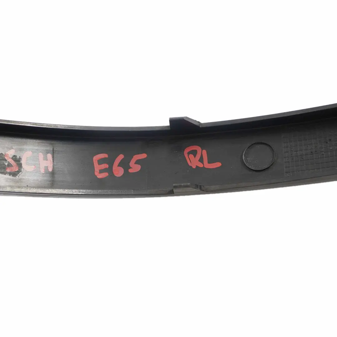 BMW E65 E66 Paraurti Striscia Posteriore Sinistra Pannello Schwarz 2 - 668 - SKU 0399078-SCH - Numero di parte 0399078