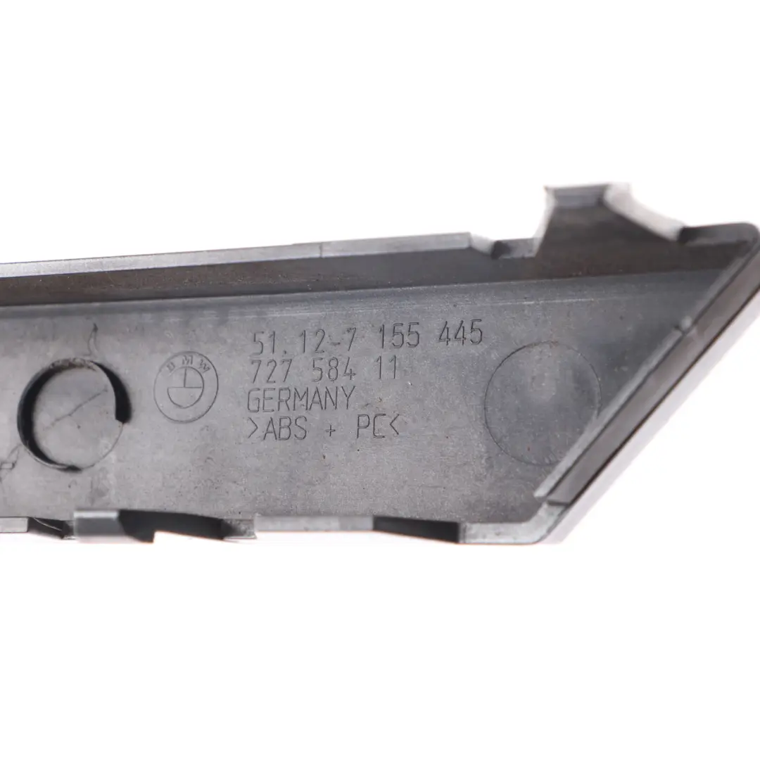 Bumper Guard Strip Trim Cover Rear Left N/S Titan Grey - A36 7155445 to BMW E65 with Part number 0399078 BMW E65 Bumper Guard Strip Trim Cover Rear Left N/S Titan Grey - A36 7155445 - SKU 0399078-TGR - Part number 0399078