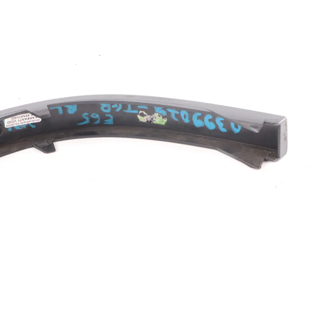 BMW E65 Bumper Guard Strip Trim Cover Rear Left N/S Titan Grey - A36 7155445 - SKU 0399078-TGR - Part number 0399078