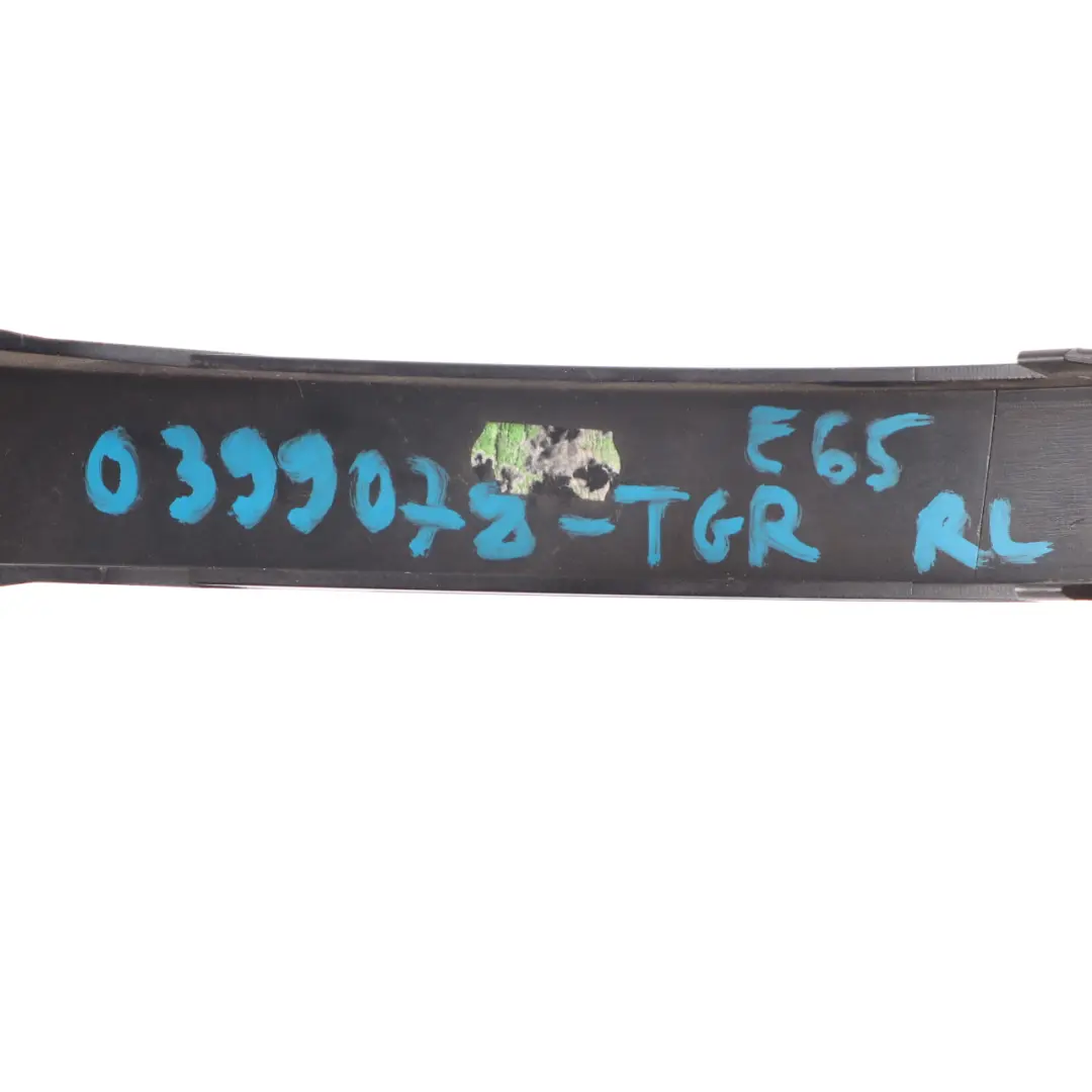 Bumper Guard Strip Trim Cover Rear Left N/S Titan Grey - A36 7155445 to BMW E65 with Part number 0399078 BMW E65 Bumper Guard Strip Trim Cover Rear Left N/S Titan Grey - A36 7155445 - SKU 0399078-TGR - Part number 0399078