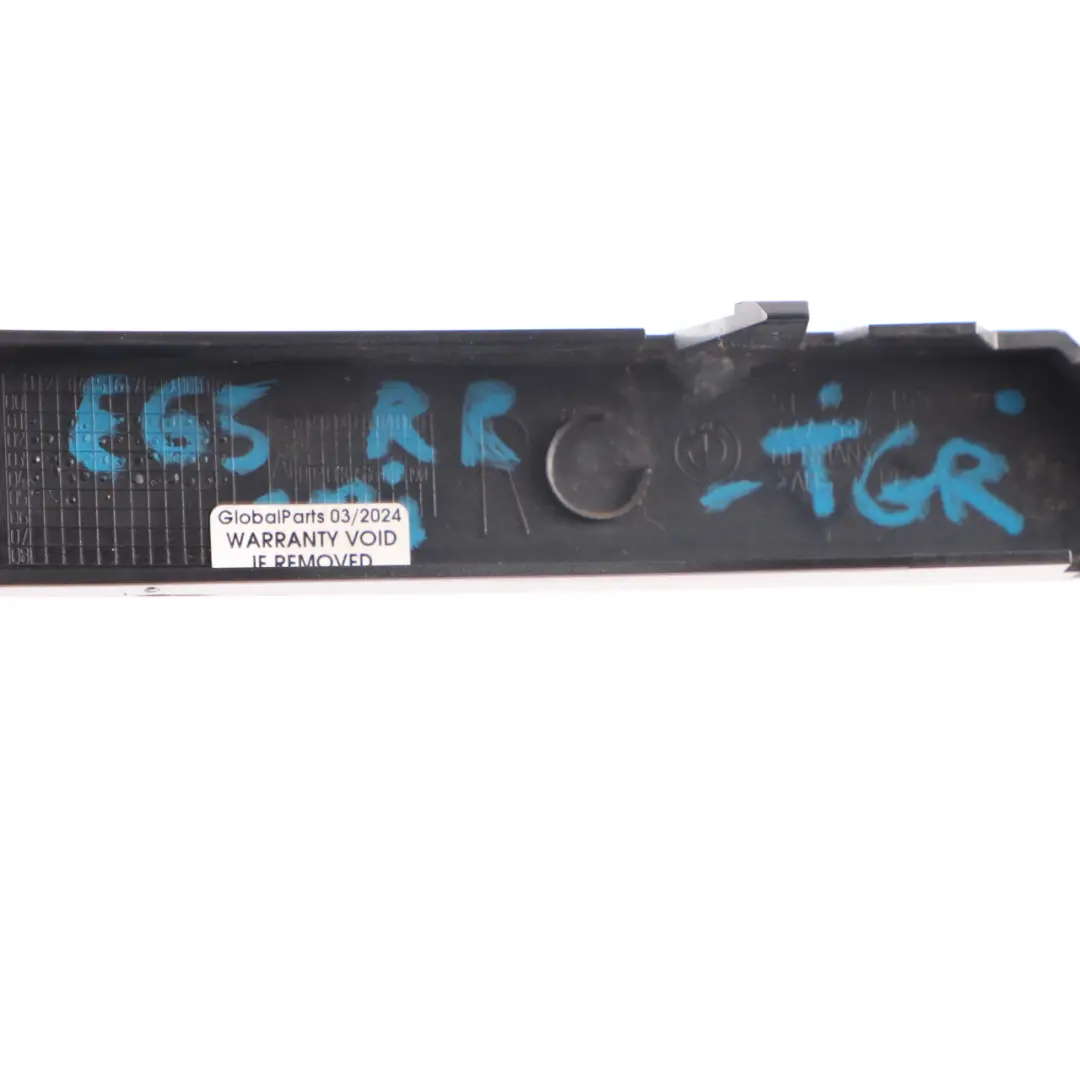 BMW E65 Bumper Guard Strip Rear Right O/S Trim Cover Titan Grey - A36 7155446 - SKU 0399079-TGR - Part number 0399079