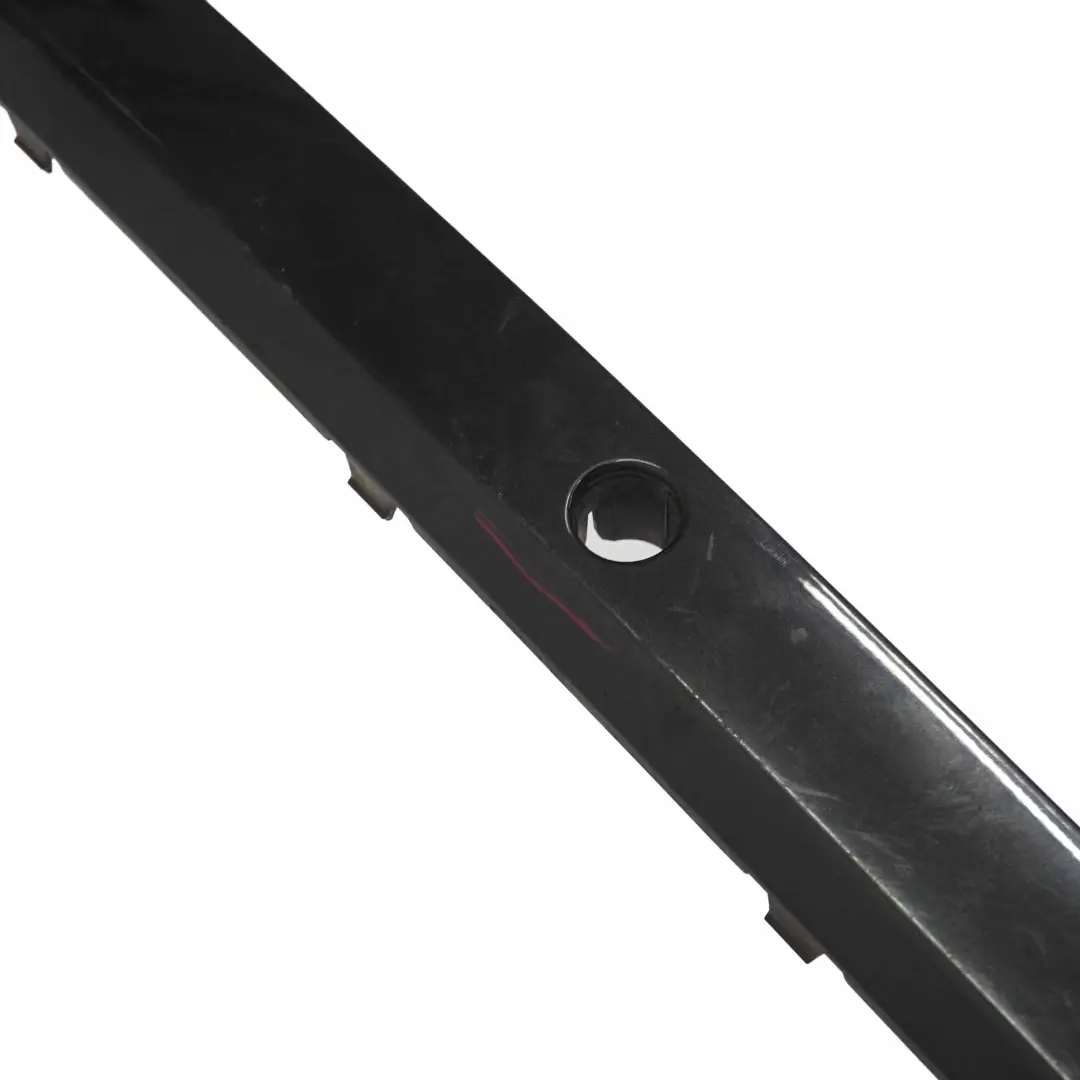 BMW E65 E66 Bumper Strip Guard Rear Centre Trim Black Sapphire Metallic 475 - SKU 0399081-BS1 - Part number 0399081