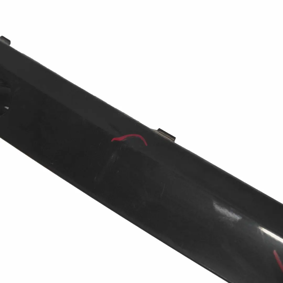 BMW E65 E66 Bande de pare-chocs arrière centrale Black Sapphire Metallic 475 - SKU 0399081-BS1 - Numéro de pièce 0399081