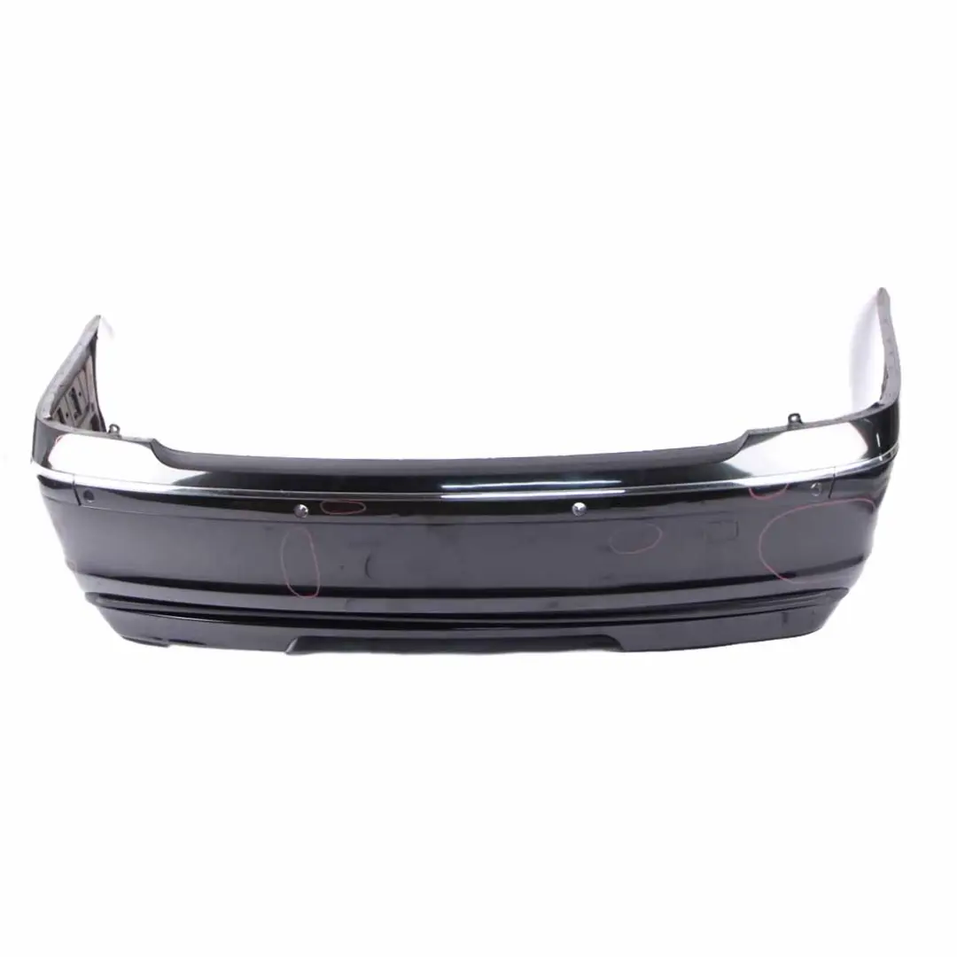Bumper Panel Black Sapphire Metallic - 475 to BMW E65 E66 E67 Rear with Part number 0399100 BMW E65 E66 E67 Rear Bumper Panel Black Sapphire Metallic - 475 - SKU 0399100-BS - Part number 0399100