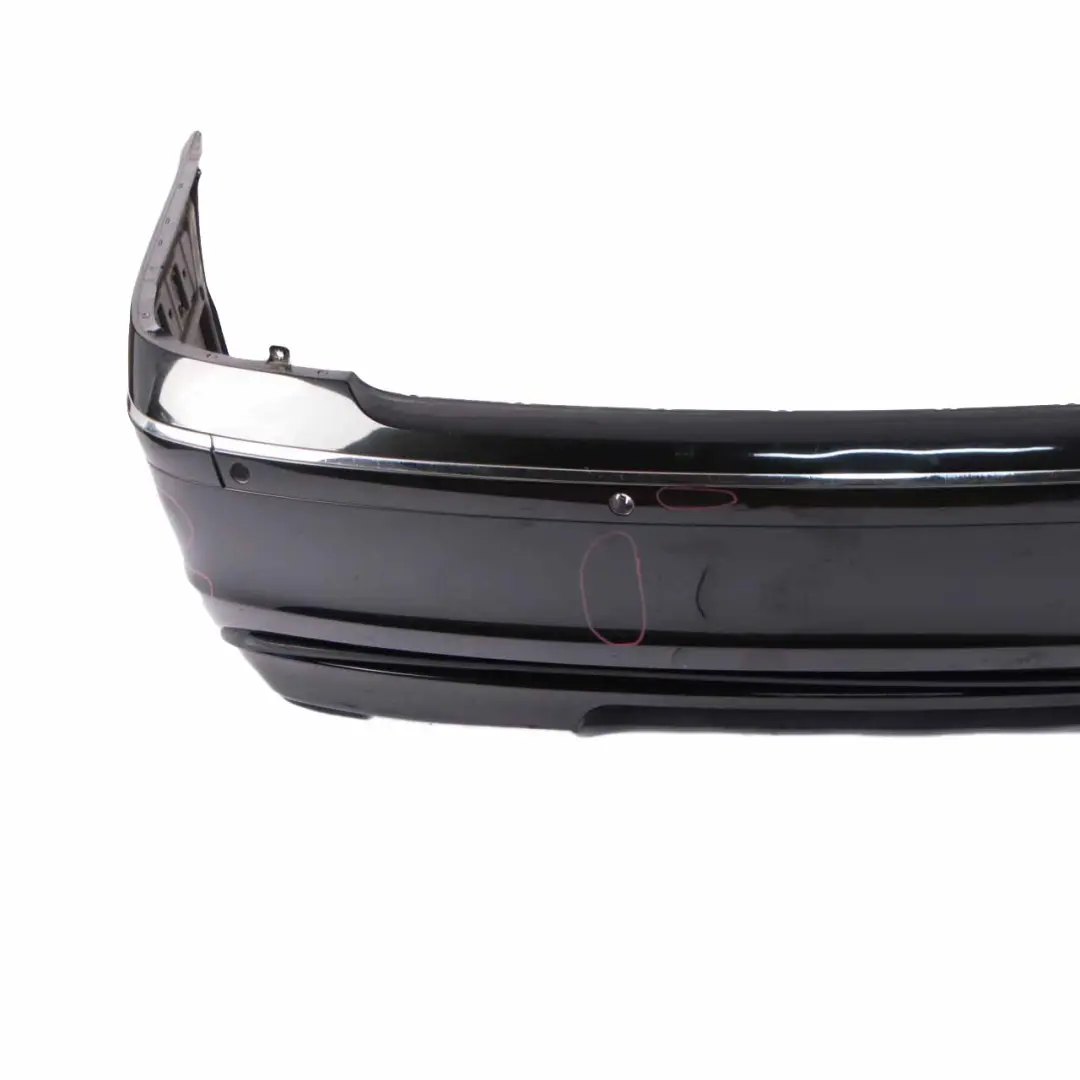 Bumper Panel Black Sapphire Metallic - 475 to BMW E65 E66 E67 Rear with Part number 0399100 BMW E65 E66 E67 Rear Bumper Panel Black Sapphire Metallic - 475 - SKU 0399100-BS - Part number 0399100