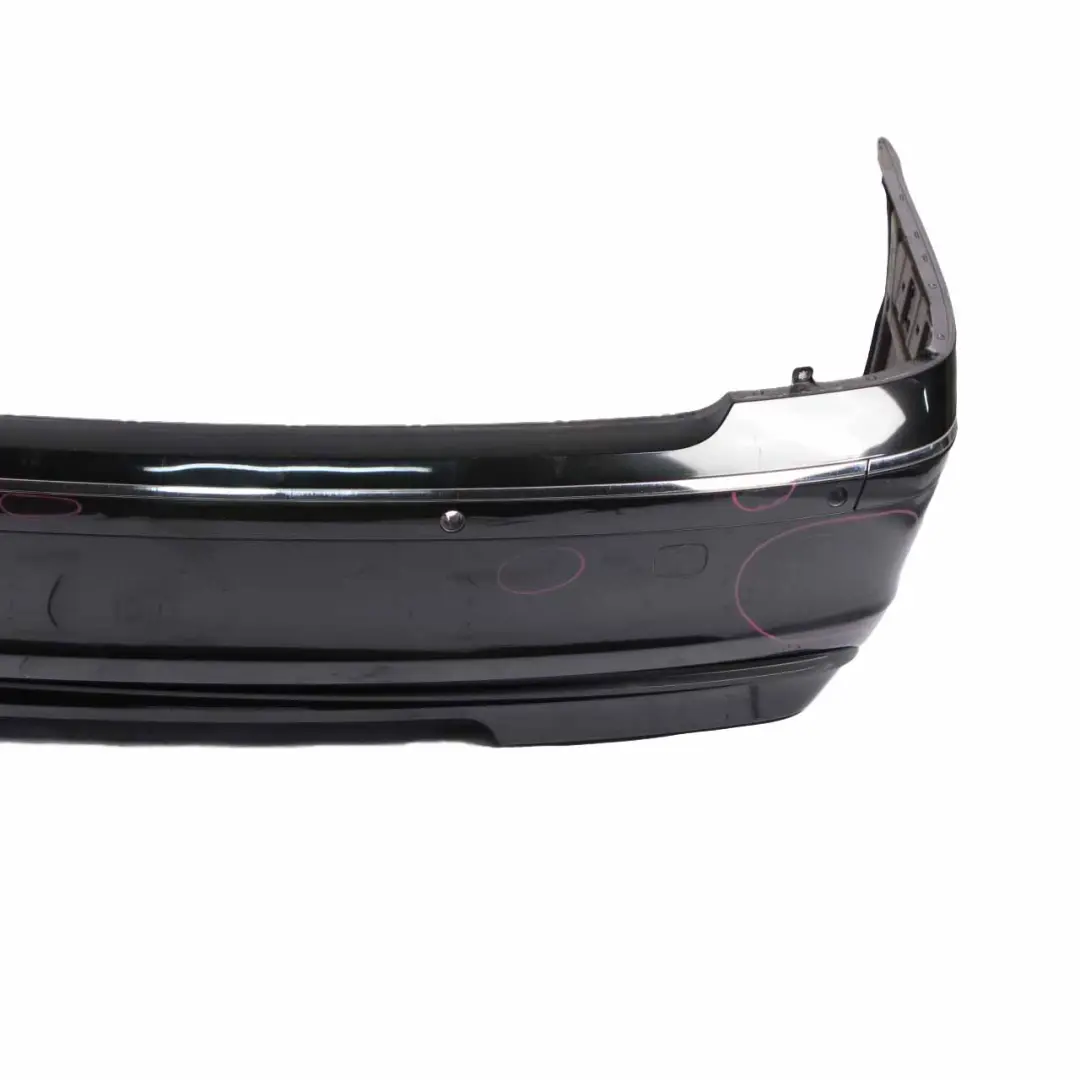 BMW E65 E66 E67 Rear Bumper Panel Black Sapphire Metallic - 475 - SKU 0399100-BS - Part number 0399100