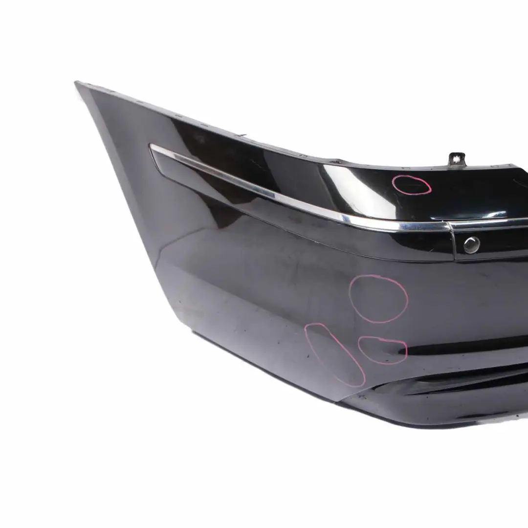 BMW E65 E66 E67 Rear Bumper Panel Black Sapphire Metallic - 475 - SKU 0399100-BS - Part number 0399100