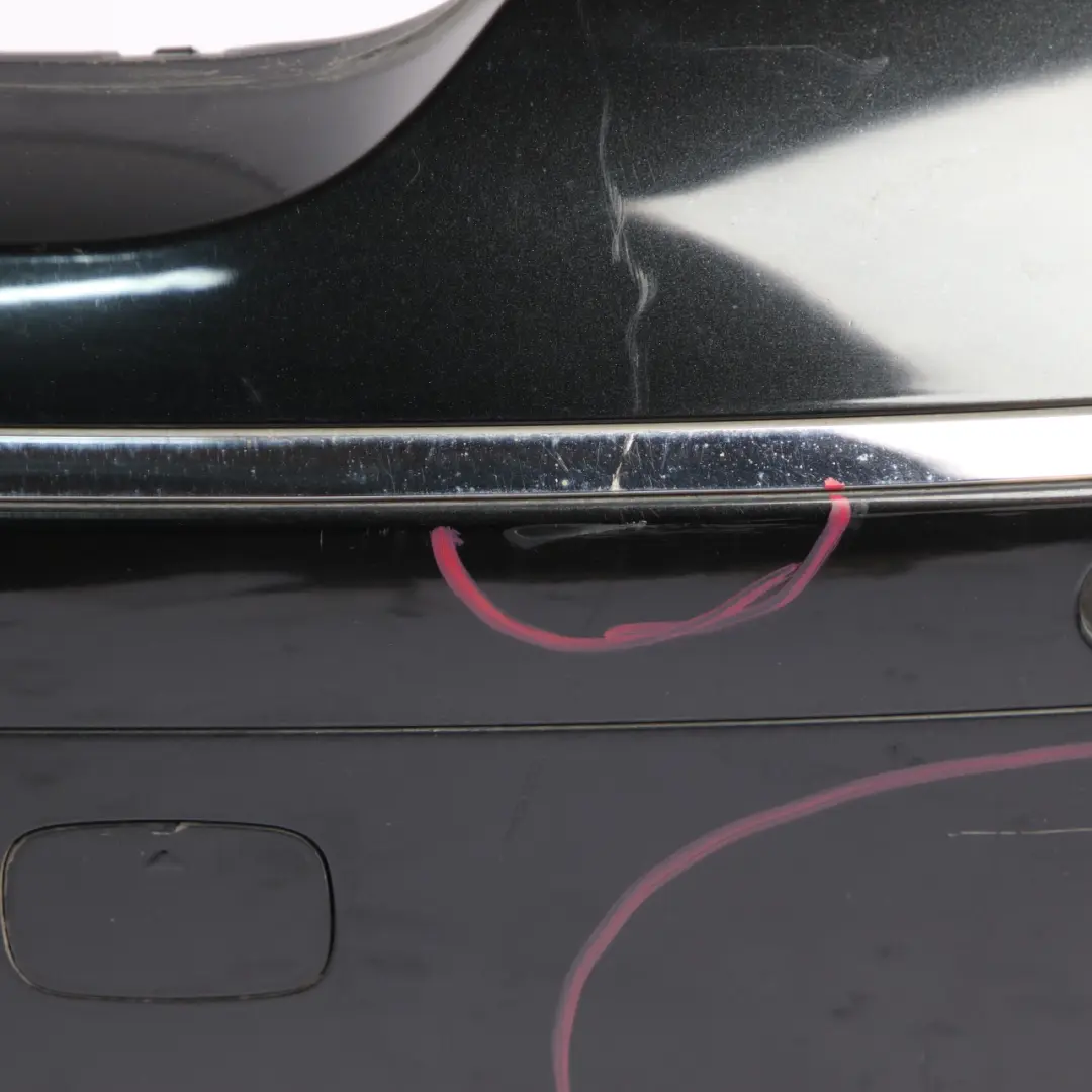 BMW E65 E66 E67 Rear Bumper Panel Black Sapphire Metallic - 475 - SKU 0399100-BS - Part number 0399100