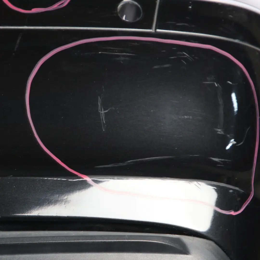 BMW E65 E66 E67 Rear Bumper Panel Black Sapphire Metallic - 475 - SKU 0399100-BS - Part number 0399100