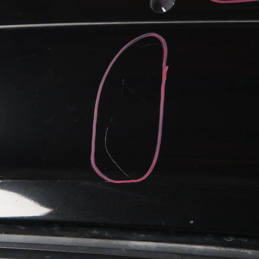 BMW E65 E66 E67 Rear Bumper Panel Black Sapphire Metallic - 475 - SKU 0399100-BS - Part number 0399100