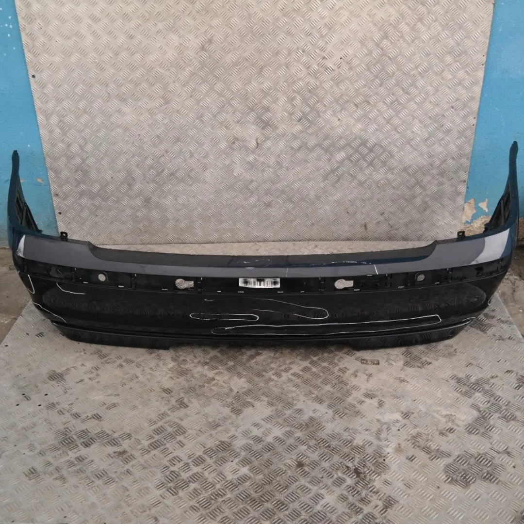 BMW 7 SERIES E65 E66 E67 Rear Bumper Panel Monacoblau Monaco Blue Metallic - A35 - SKU 0399100-MB - Part number 399100