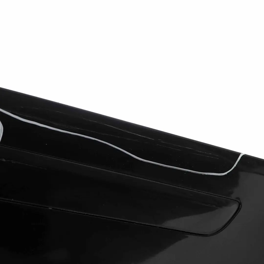 Bumper BMW E65 E66 E67 Trim Panel Covering Schwarz 2 Black - 668 to Rear with Part number 0399100 Rear Bumper BMW E65 E66 E67 Trim Panel Covering Schwarz 2 Black - 668 - SKU 0399100-SCH - Part number 0399100