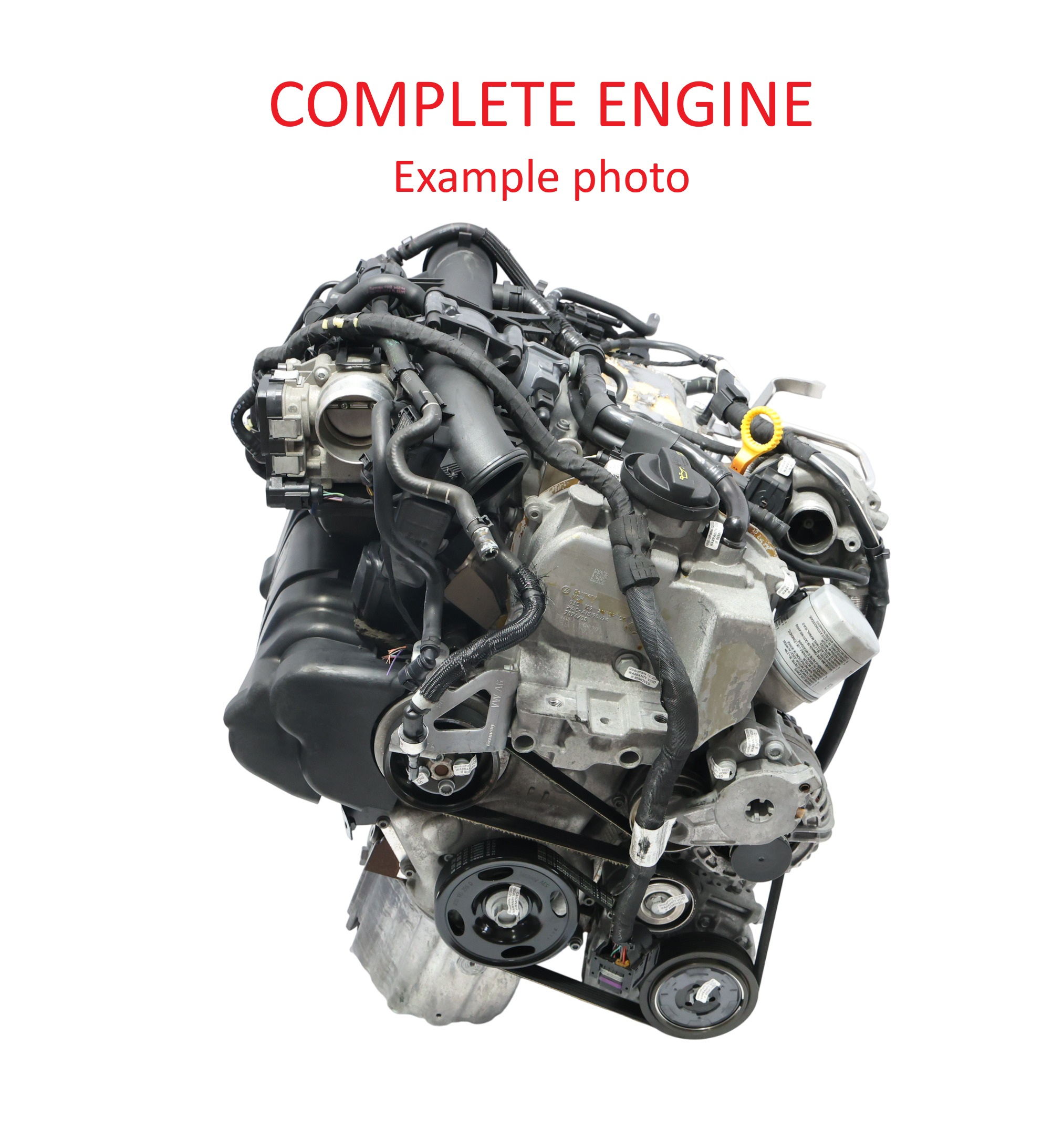 VW Volkswagen Touran 1T Bare Engine CTHC 1.4 TSI 140HP 65k miles, WARRANTY