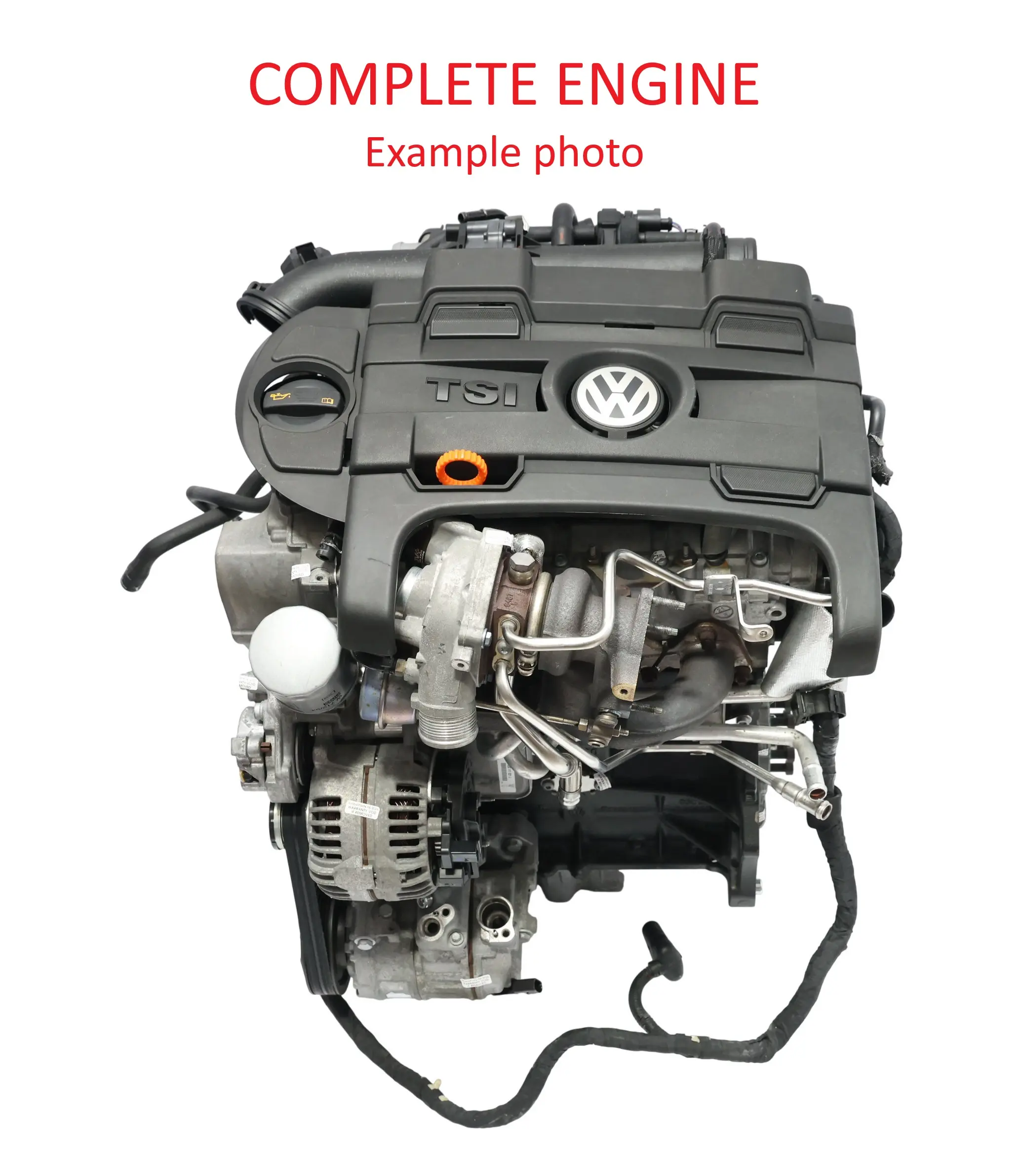 VW Volkswagen Sharan 7N Tiguan 5N Bare Engine CAVA 1.4 TSI 150HP 89k, WARRANTY