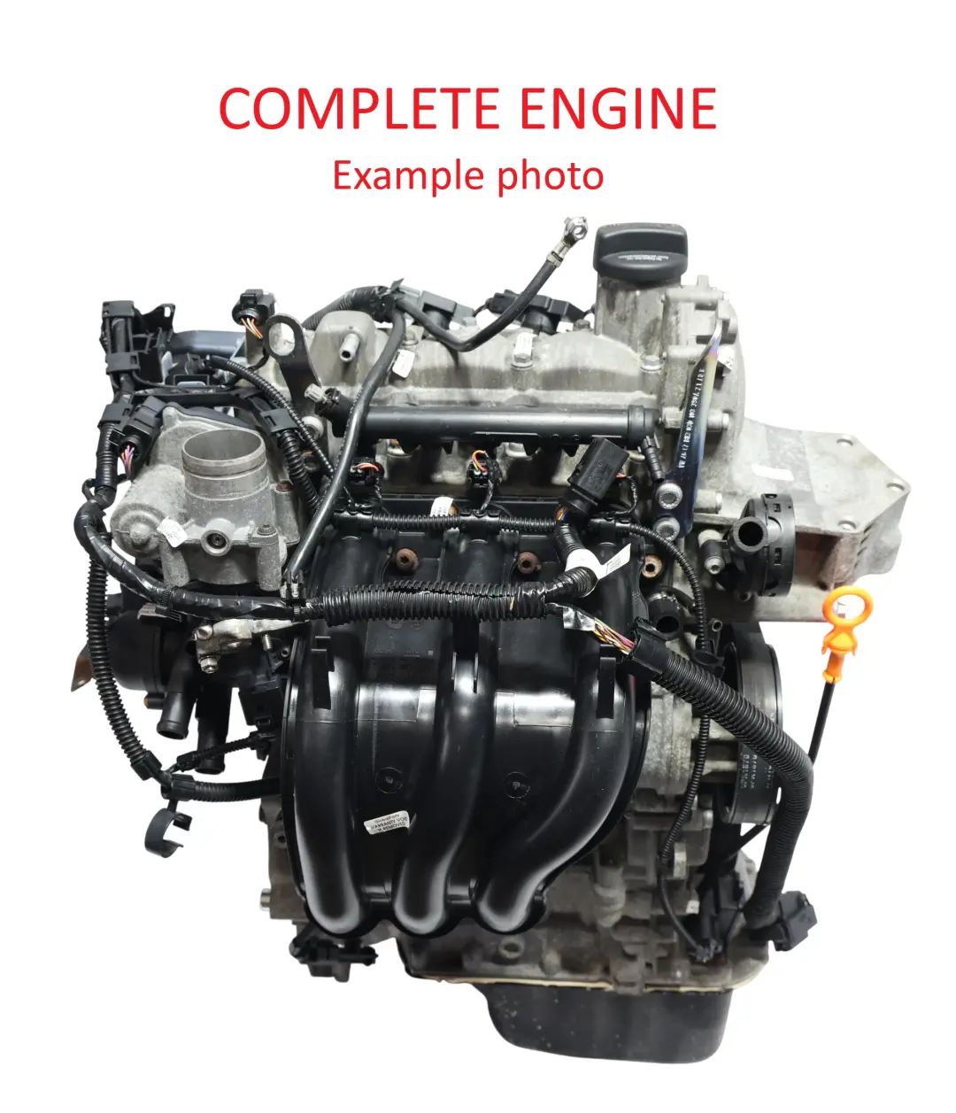 VW Polo 9N Seat Ibiza 6L Bare Engine BBM 1.2 Petrol 60HP 99k miles, WARRANTY - SKU 03D100031Q - Part number 03D100031Q