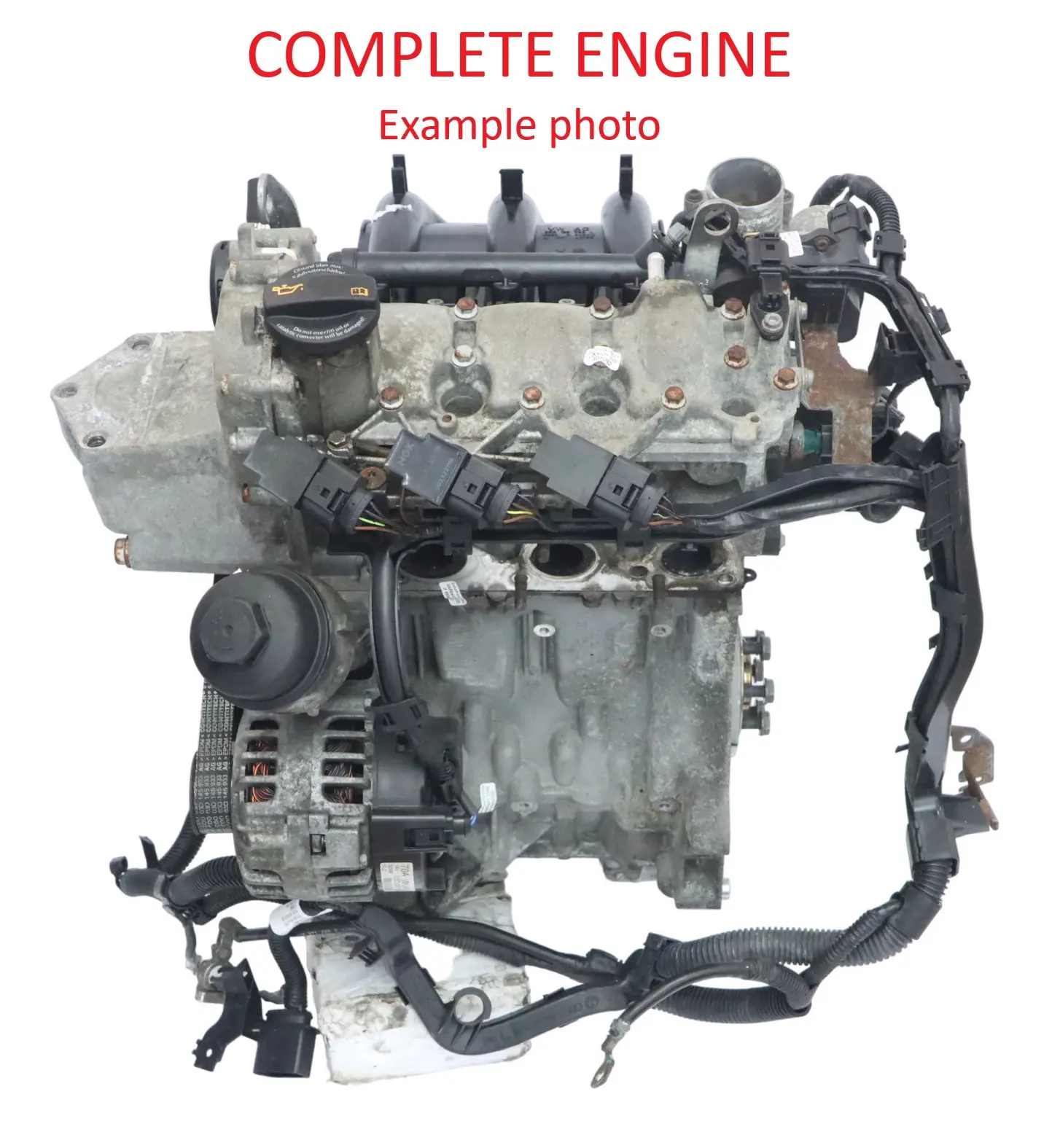 VW Volkswagen Fox 5 1.2 Petrol Bare Engine CHFB 55HP 87k miles, WARRANTY