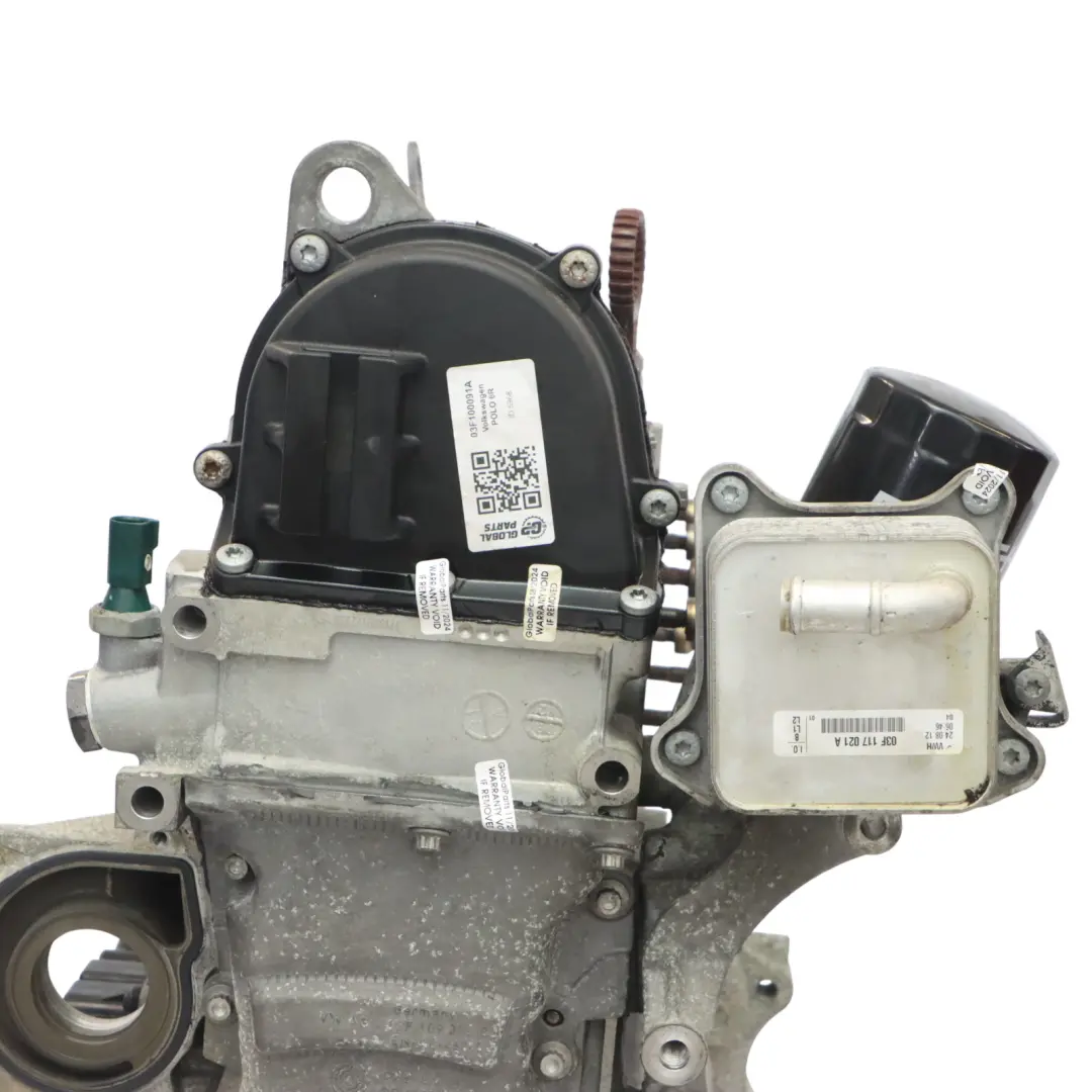 6J Audi A3 1.2 TSI Motor Desnudo CBZB GARANTÍA para Volkswagen Polo 6R Seat Ibiza con número de pieza 03F100031F Volkswagen Polo 6R Seat Ibiza 6J Audi A3 1.2 TSI Motor Desnudo CBZB GARANTÍA - SKU 03F100031F - Número de pieza 03F100031F