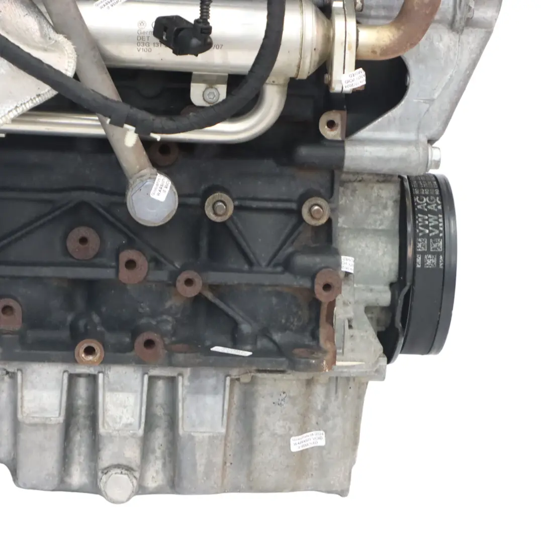 Bare Engine BMN 170HP WARRANTY Volkswagen Golf 5 Audi A3 8P Seat Leon 2.0 TDI - SKU 03G100032C - Part number 03G100032C