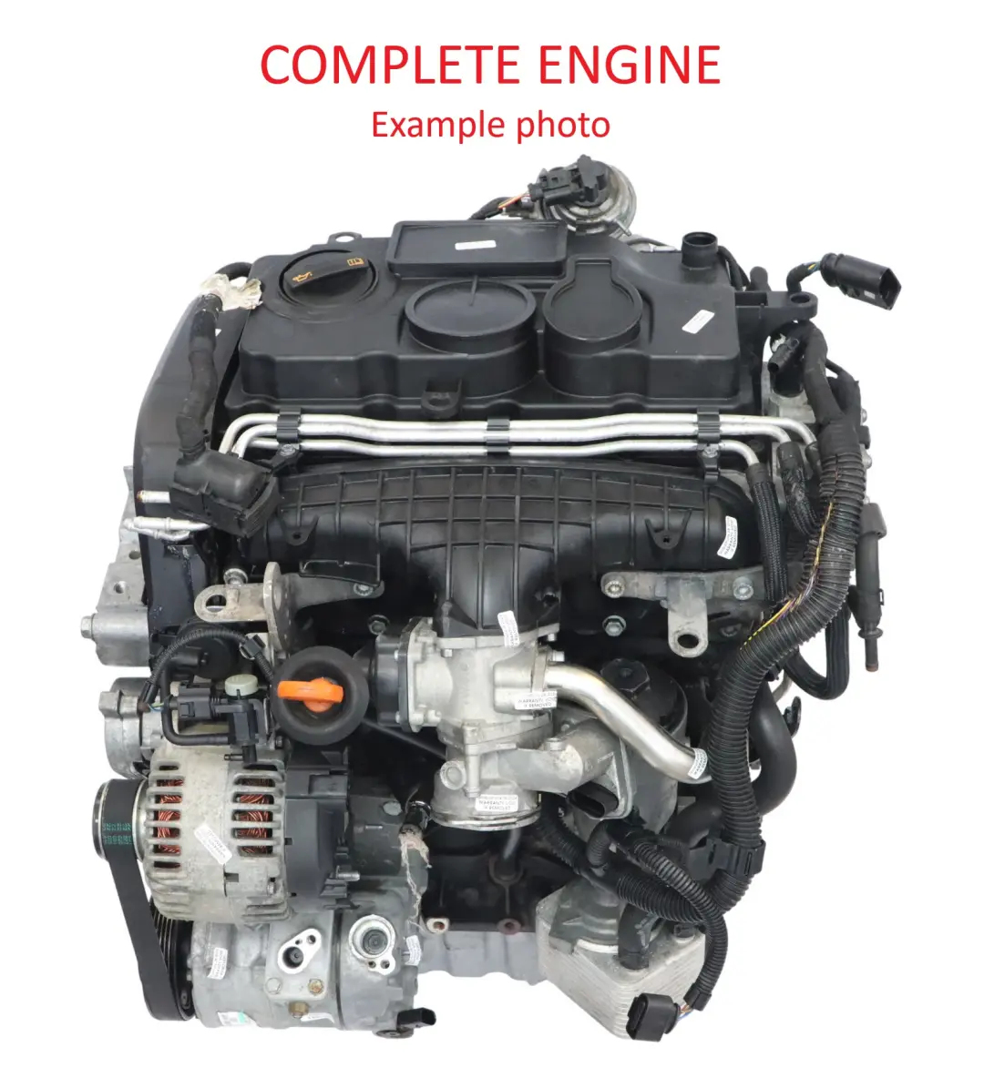 Volkswagen Golf 5 Audi A3 8P Seat Leon 2.0 TDI Nackter Motor BMN 170PS WARRANTY - SKU 03G100032C - Teilenummer 03G100032C