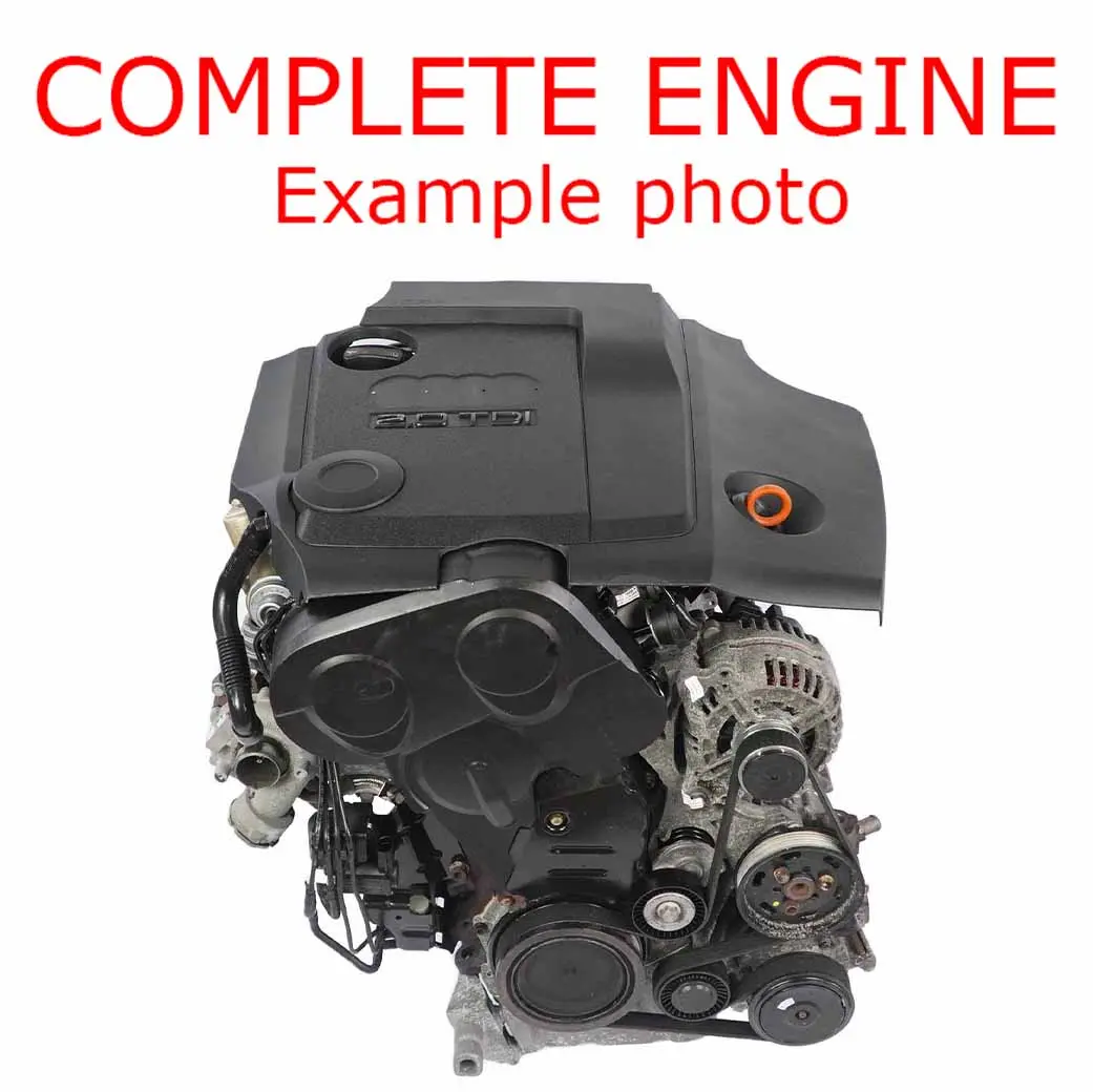 BRE Diesel Bare Engine 140HP with 99k miles, WARRANTY to Audi A4 B7 A6 C6 2.0 TDI with Part number 03G100033F Audi A4 B7 A6 C6 2.0 TDI BRE Diesel Bare Engine 140HP with 99k miles, WARRANTY - SKU 03G100033F - Part number 03G100033F