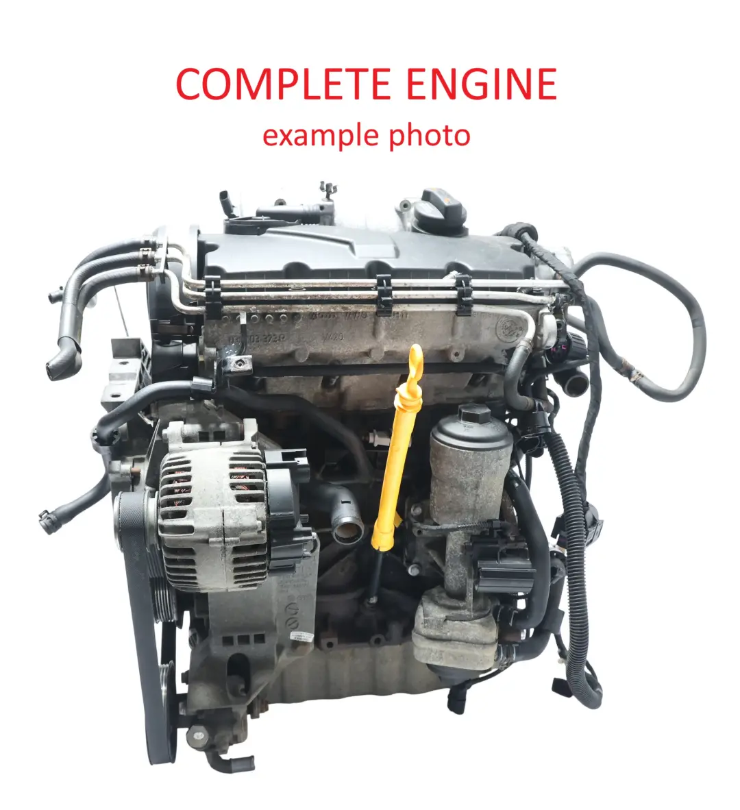 Volkswagen Caddy III 2K Motor Desnudo 2.0 SDI BST 69HP 159 000km, GARANTÍA - SKU 03G100033M - Número de pieza 03G100033M