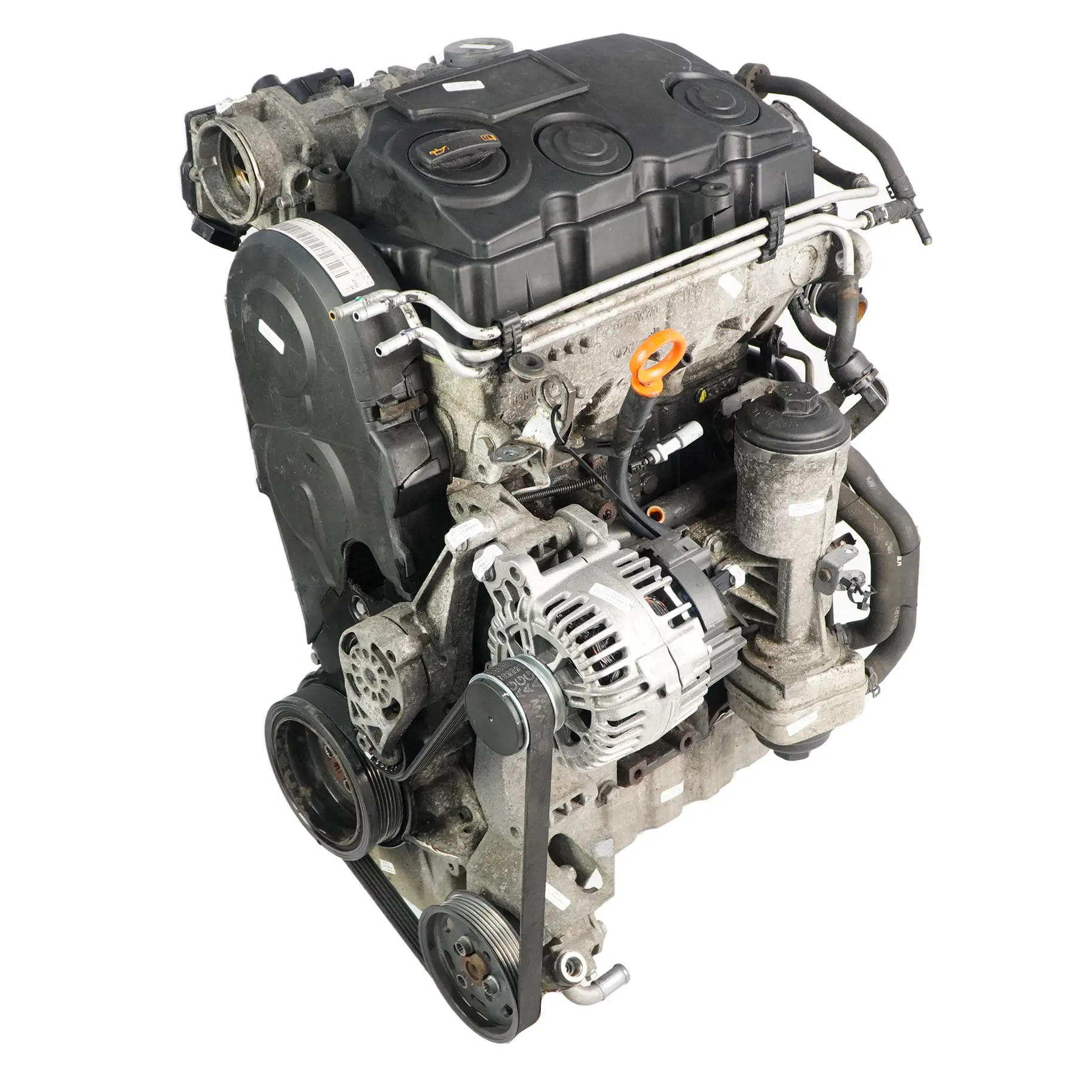 VW Caddy 3 Golf 5 Audi A3 8P 1.9 TDI 105HP Bare Engine BLS 99k miles, WARRANTY