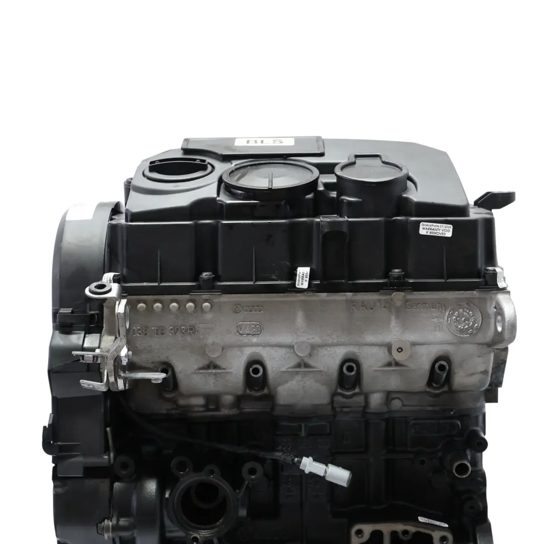 VW Caddy 3 Golf 5 Audi A3 8P 1.9 TDI 105HP Bare Engine BLS 99k miles, WARRANTY - SKU 03G100037H - Part number 03G100037H