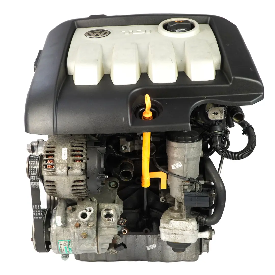 BKC Diesel Motor Completo 105HP 159 000k, GARANTÍA VW Volkswagen Golf 5 1.9 TDI - SKU 03G100098X-1 - Número de pieza 03G100098X