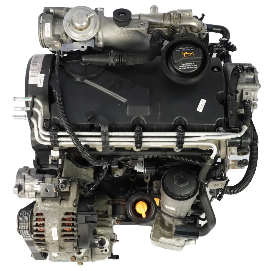 BKC Diesel Motor Completo 105HP 159 000k, GARANTÍA VW Volkswagen Golf 5 1.9 TDI - SKU 03G100098X-1 - Número de pieza 03G100098X