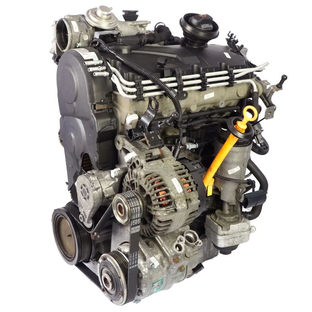 BKC Diesel Complete Engine 105HP with 99k, WARRANTY VW Volkswagen Golf 5 1.9 TDI - SKU 03G100098X-1 - Part number 03G100098X
